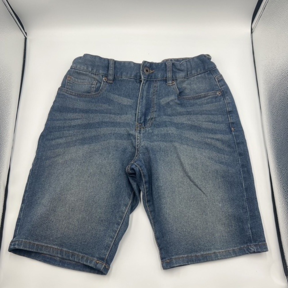 Lucky Brand Boys Classic Straight Denim‎ Adjustable Jean Shorts Size 14
